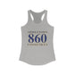 Middletown 860 Connecticut Women's Ideal Racerback Tank