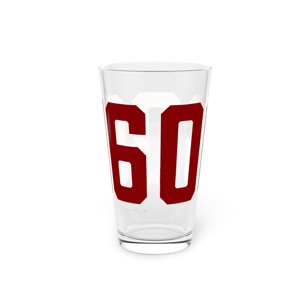 06096 Windsor Locks  Connecticut Zip Code Pint Glass, 16oz