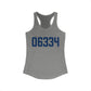 06334 Bozrah Connecticut Zip Code Women's Ideal Racerback Tank Top