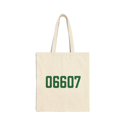 06607 Bridgeport Connecticut Zip Code Cotton Canvas Tote Bag