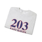 203 East Haven Red White & Blue Unisex Heavy Blend™ Crewneck Sweatshirt