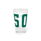 06375 New London Connecticut Zip Code Pint Glass, 16oz