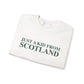 Just a kid from Scotland Unisex Heavy Blend™ Crewneck Sweatshirt