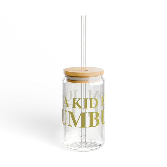 Just a kid from Trumbull Sipper Glass, 16oz
