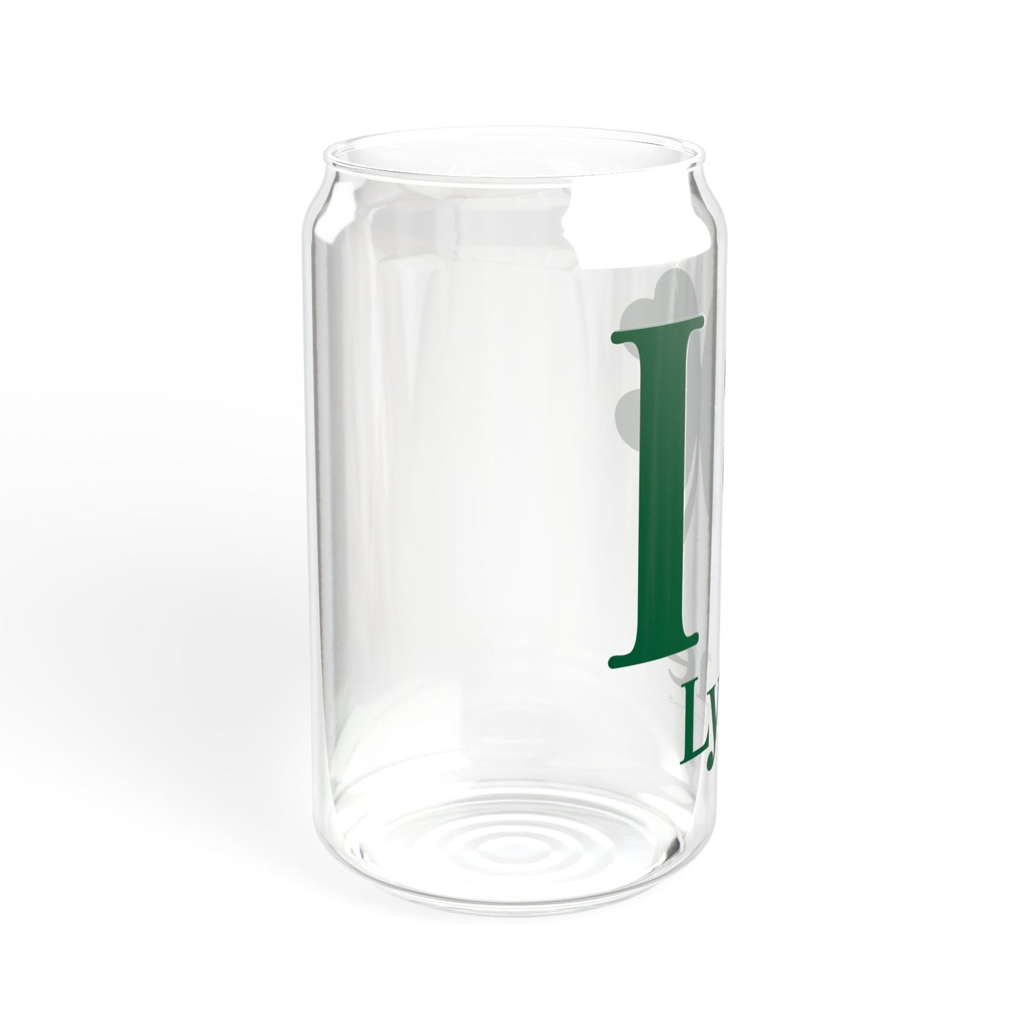 I Clover Lyme Sipper Glass, 16oz