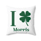 I Clover Morris Spun Polyester Square Pillow
