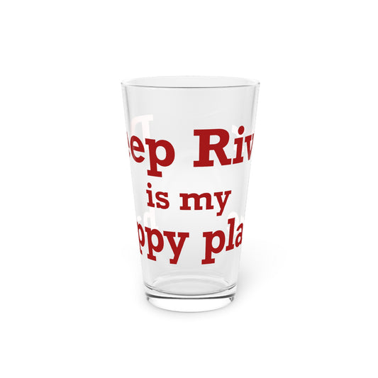 Deep River is My Happy Place Pint Glass, 16oz
