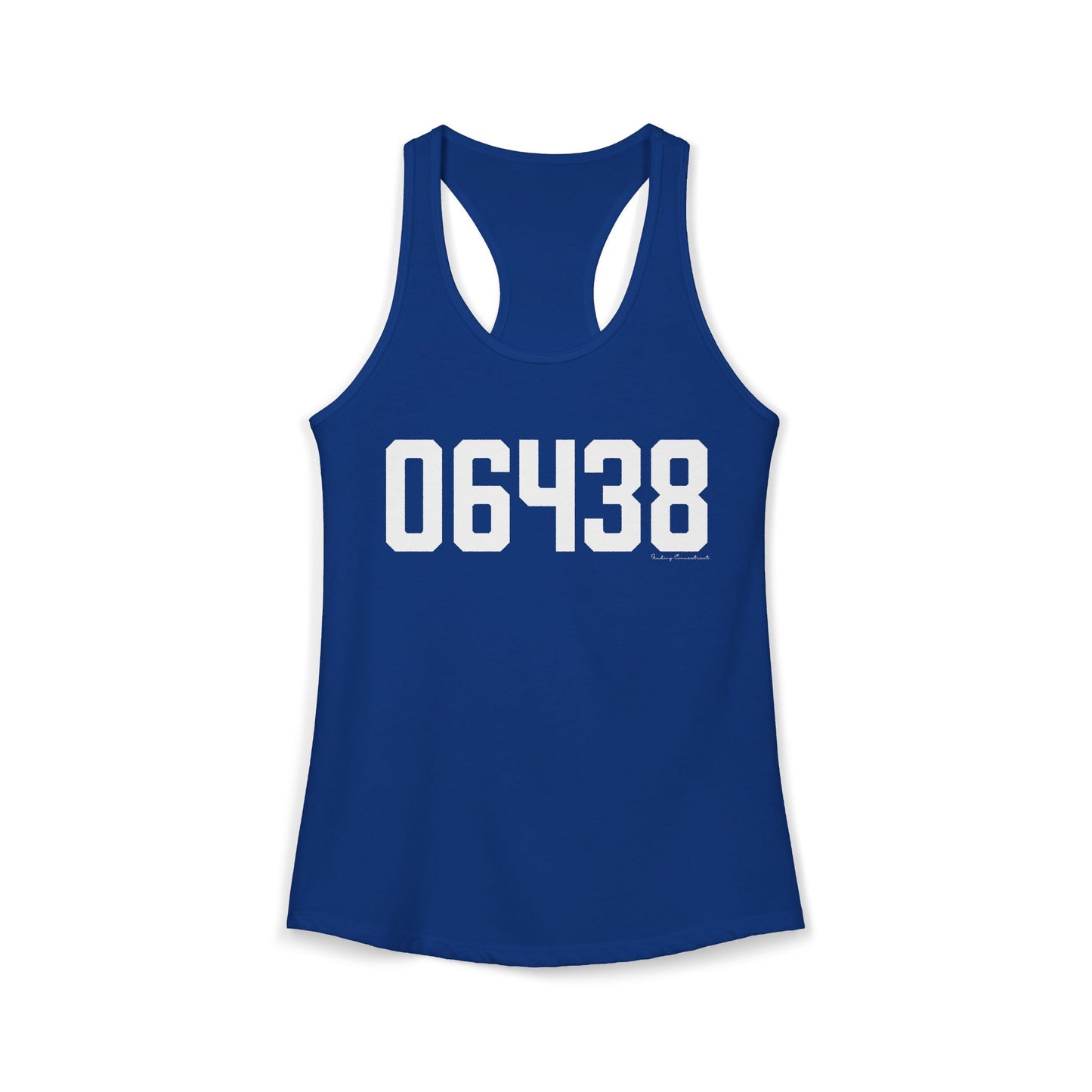 06438 Haddam CT Zip Code Women's Ideal Racerback Tank Top