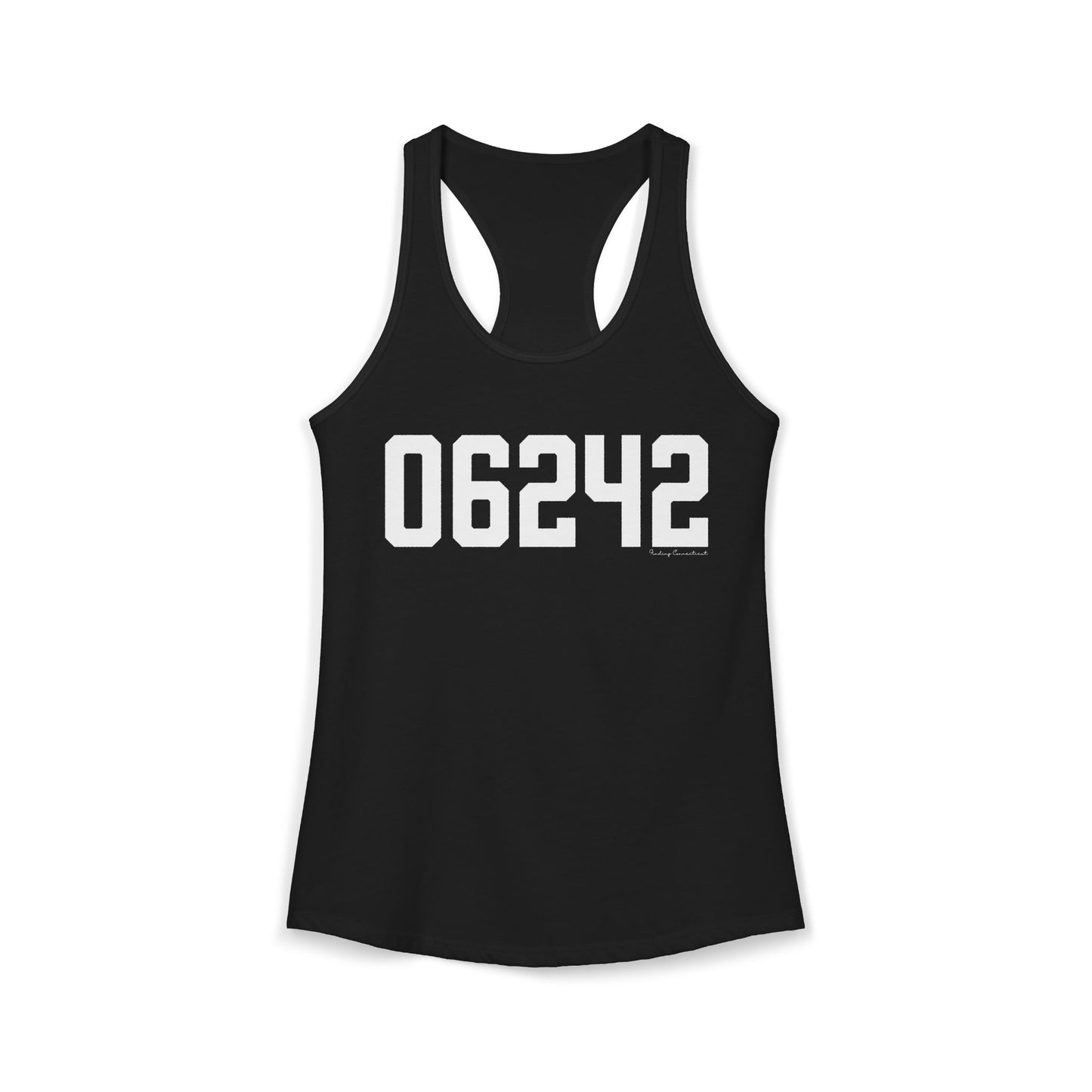 06242 Eastford CT Zip Code Women's Ideal Racerback Tank Top