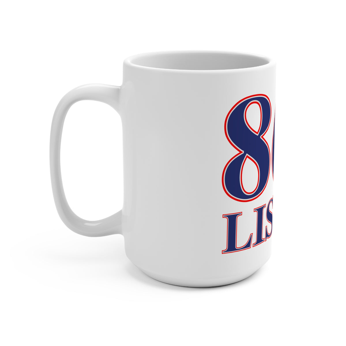 860 Lisbon Red, White & Blue Mug 15oz
