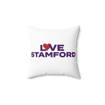 Love Stamford Spun Polyester Square Pillow