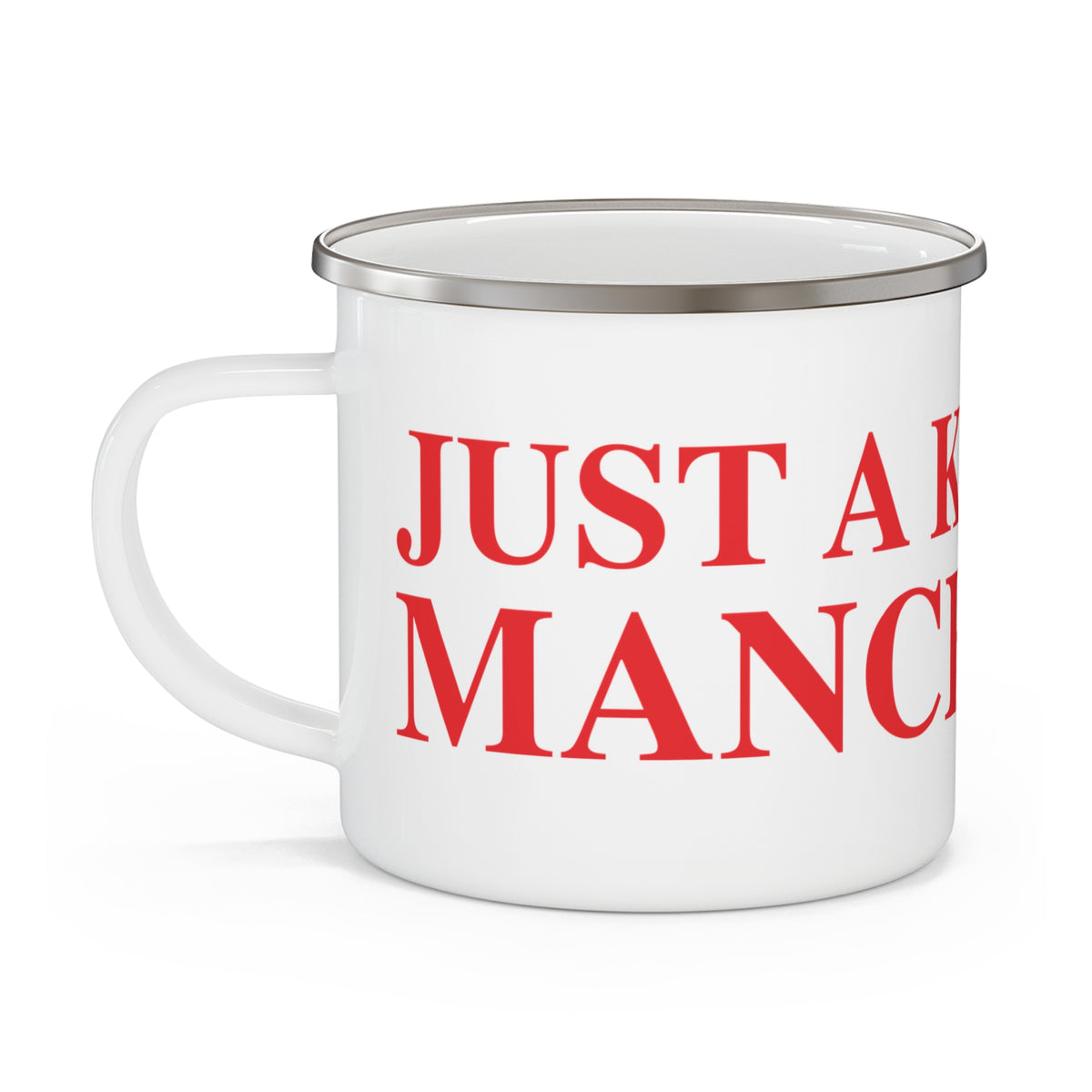 Just a kid from Manchester Enamel Camping Mug