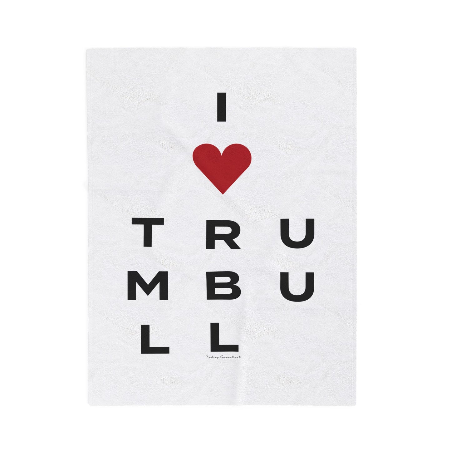 Trumbull Vision Velveteen Plush Blanket