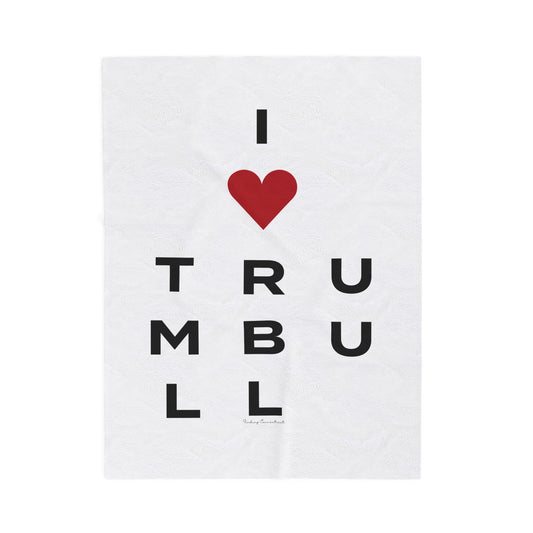 Trumbull Vision Velveteen Plush Blanket