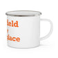 Ridgefield Is My Happy Place Enamel Camping Mug