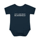 Just a kid from Bloomfield Infant Baby Rib Bodysuit