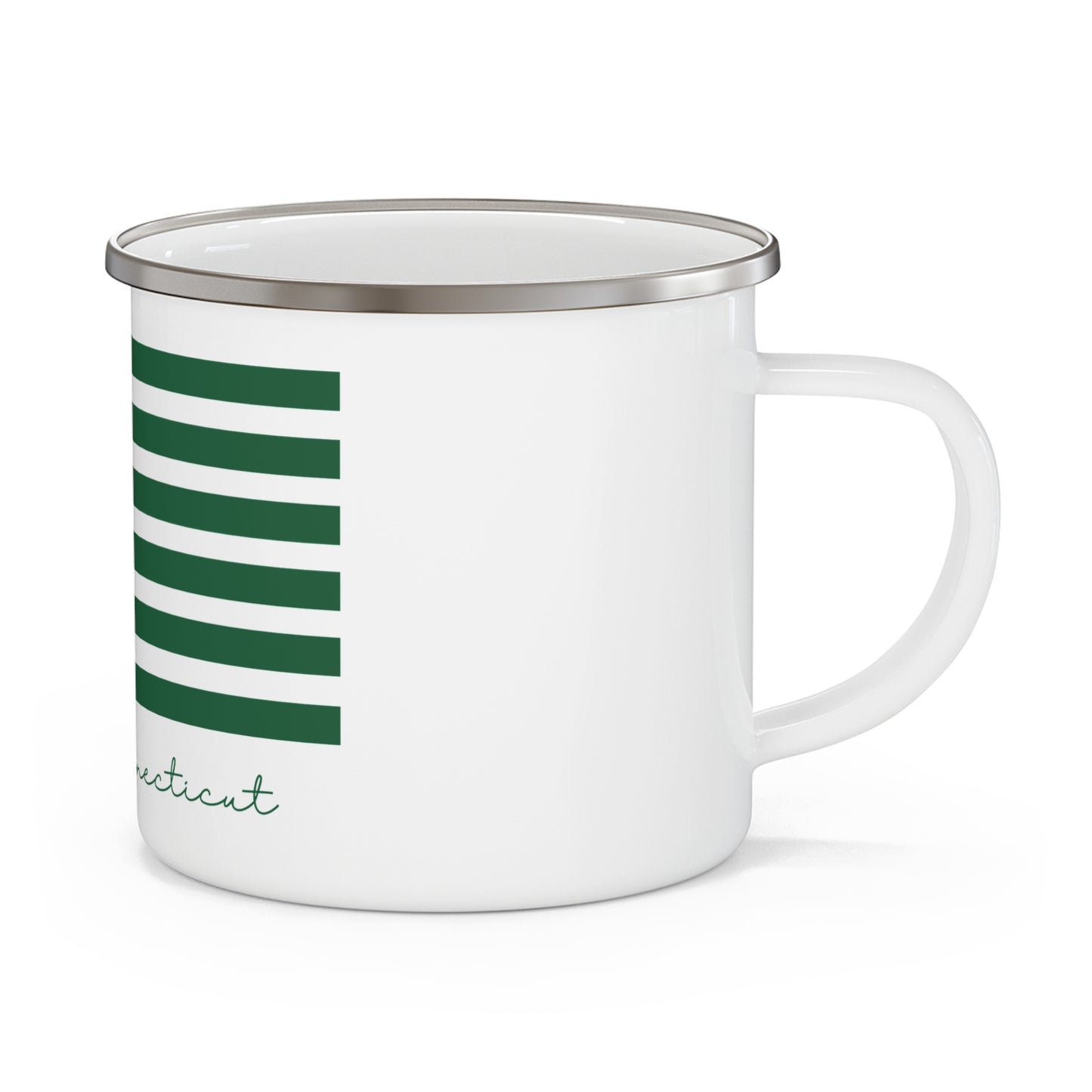Madison Connecticut St. Patrick’s Day Flag Enamel Camping Mug