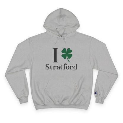 I Clover Stratford  Champion Hoodie