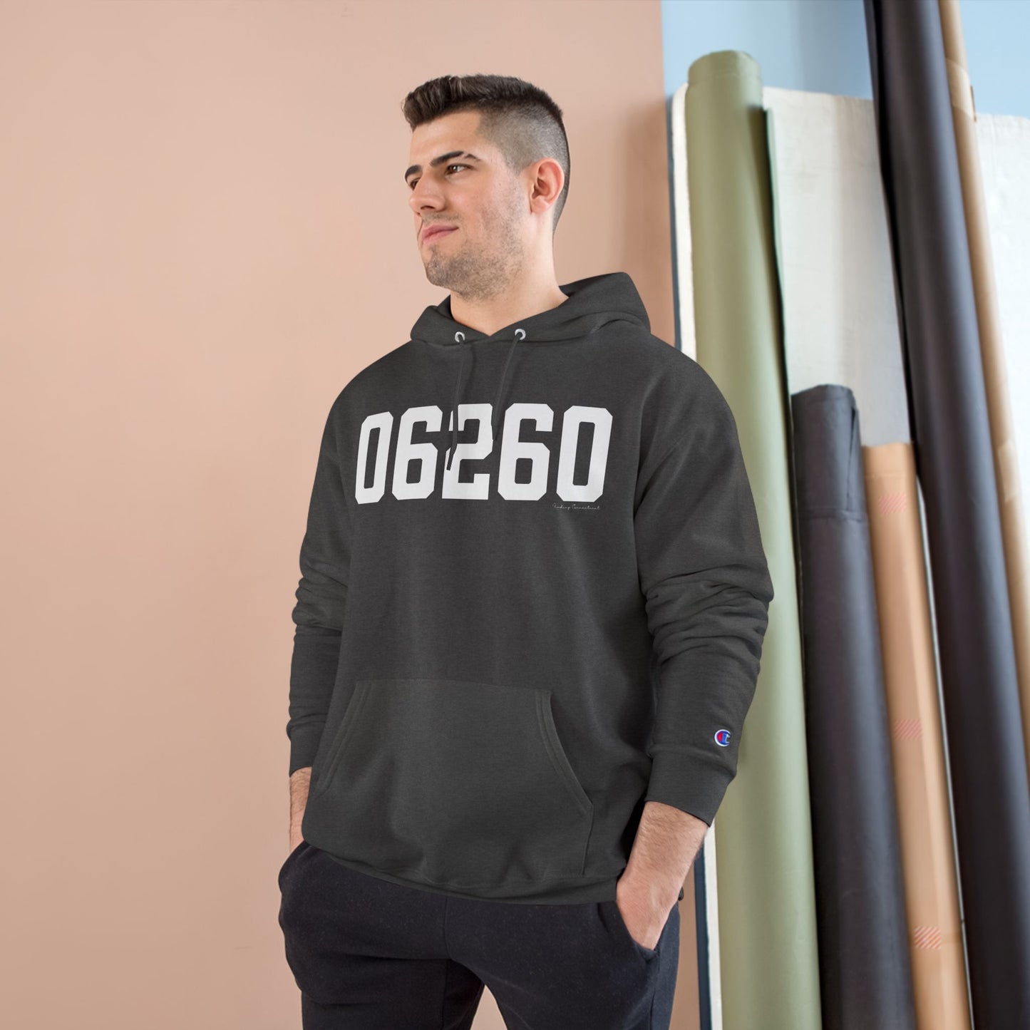 06260 Putnam CT Zip Code Champion Hoodie