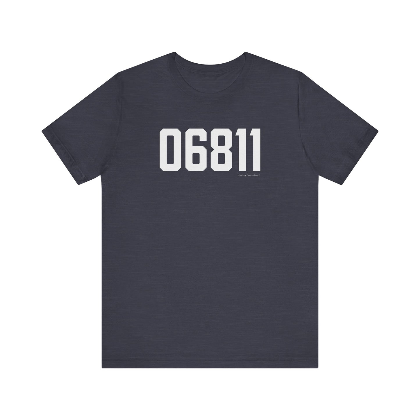 06811 Danbury CT Zip Code Unisex Jersey Short Sleeve T-Shirt