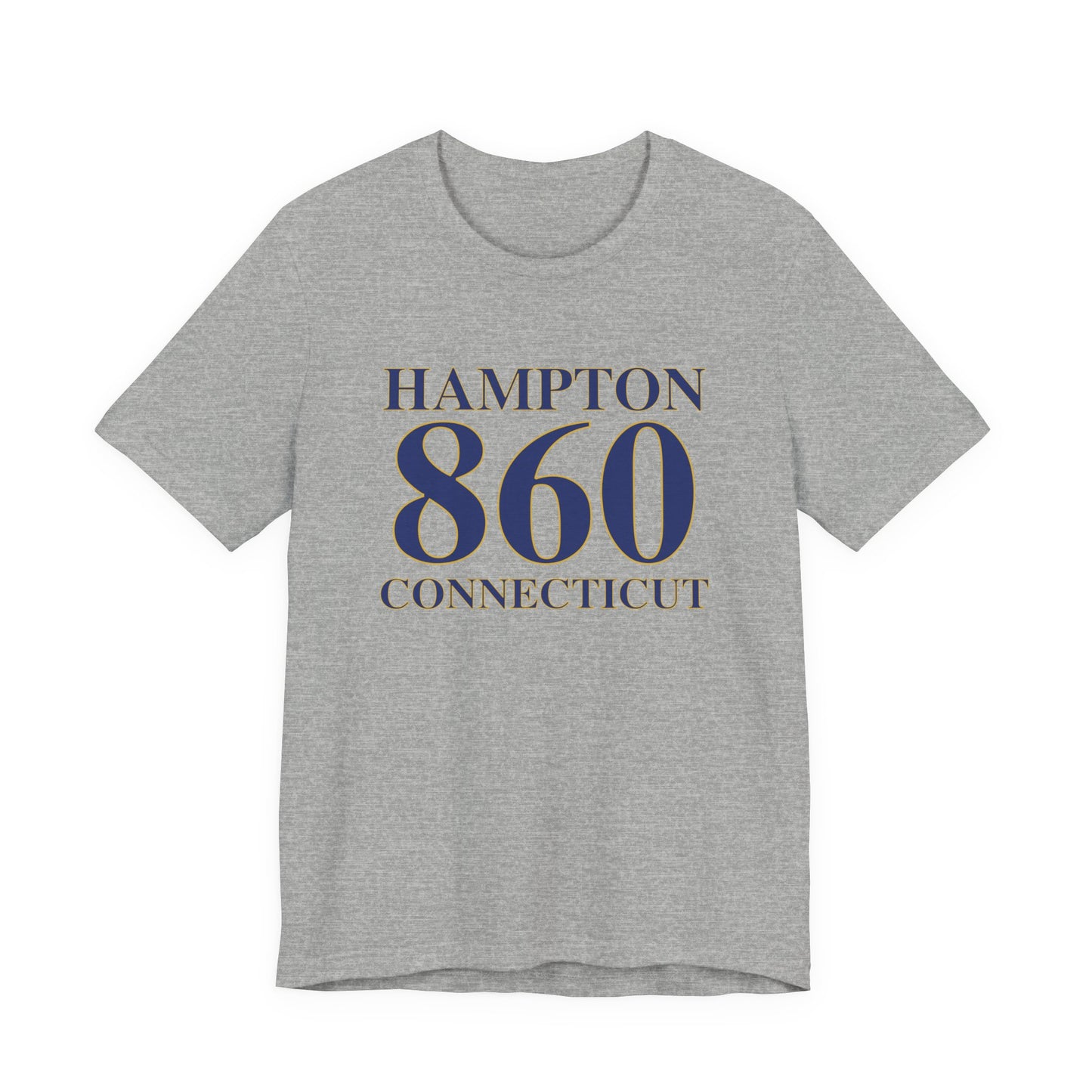 Hampton 860 Connecticut Unisex Jersey Short Sleeve T-Shirt