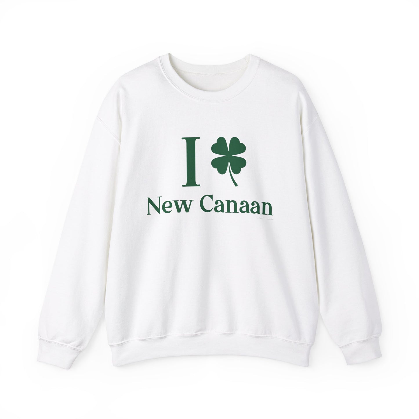 I Clover New Canaan (Green) Unisex Heavy Blend™ Crewneck Sweatshirt