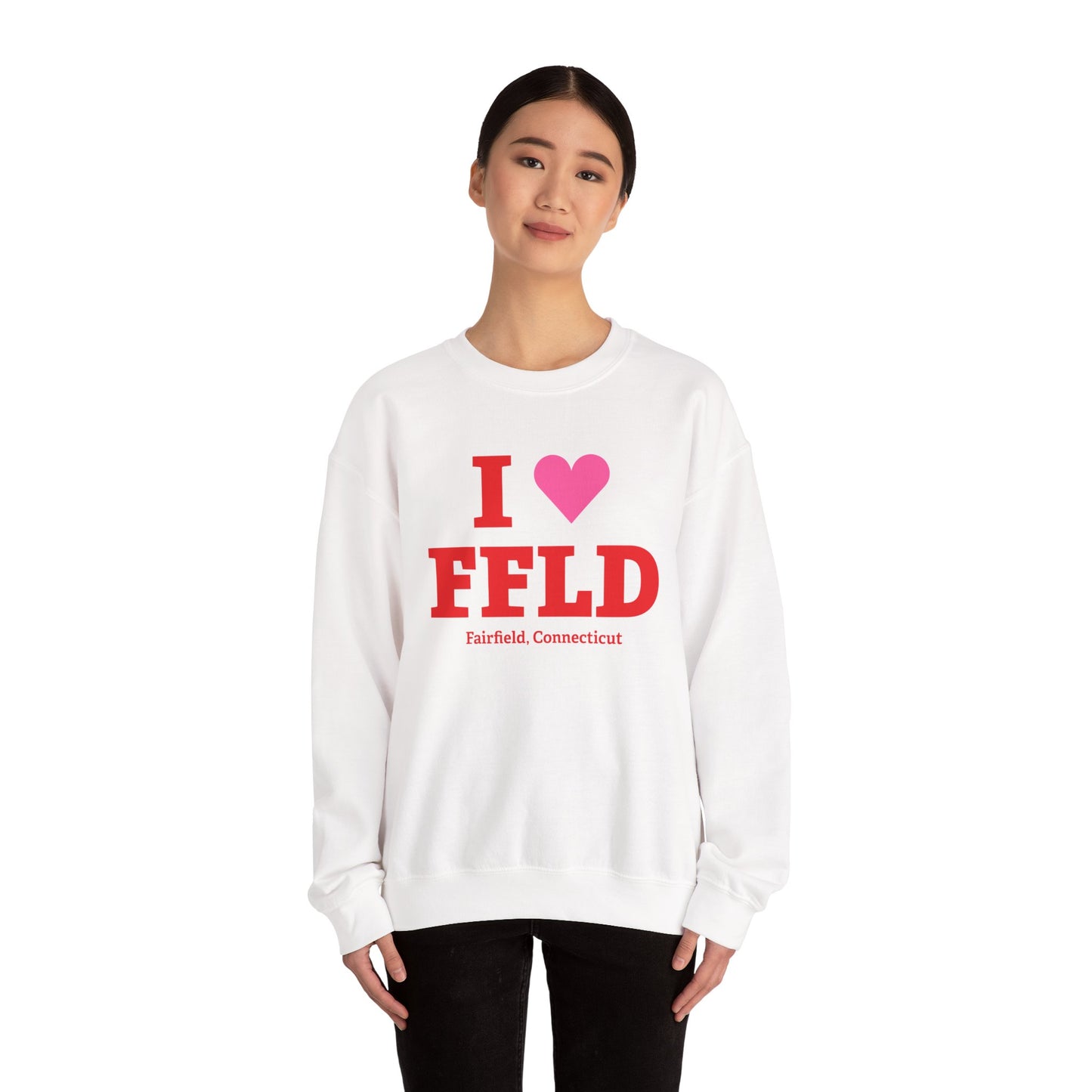 I Heart FFLD Unisex Heavy Blend™ Crewneck Sweatshirt