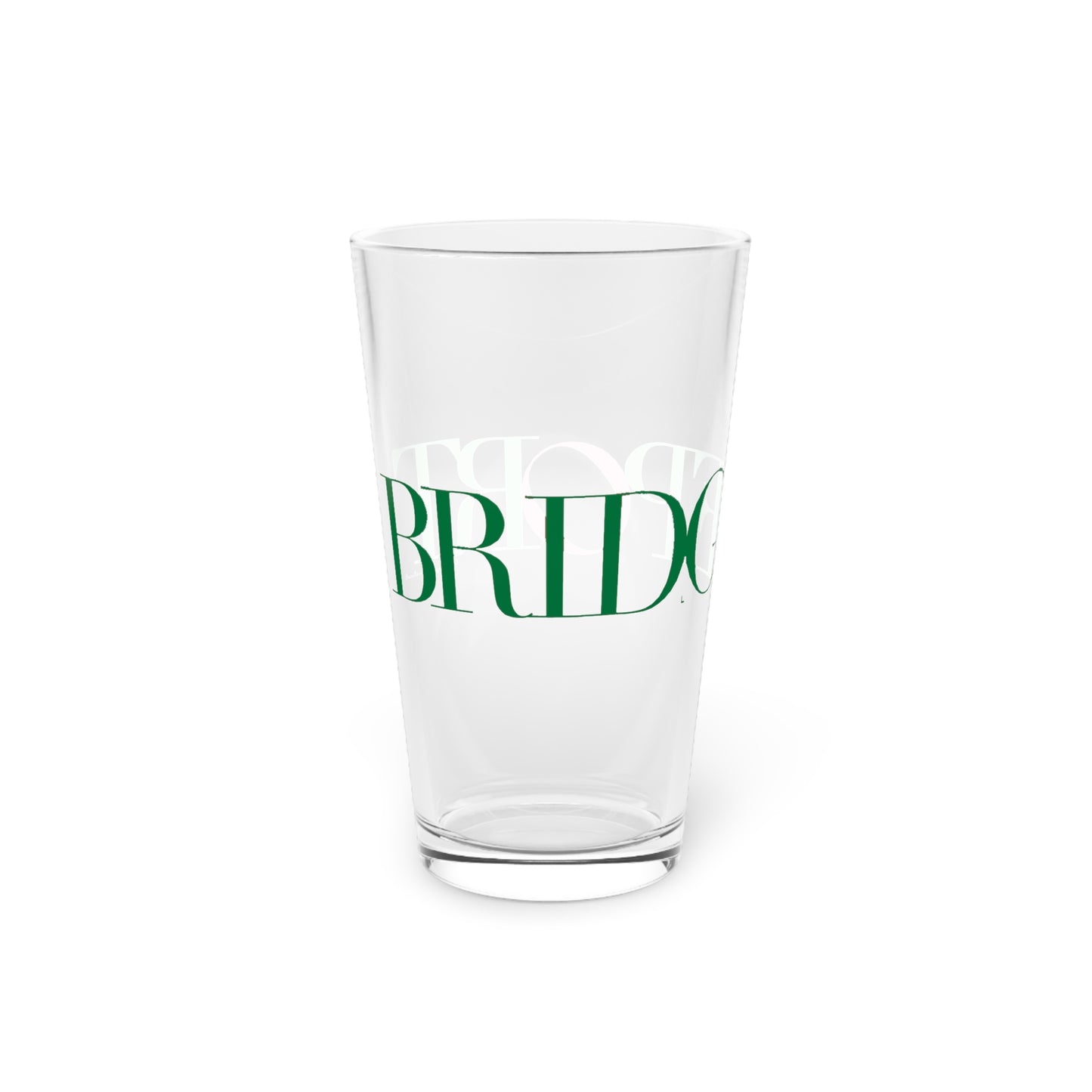 41 Tilt Bridgeport Pint Glass, 16oz