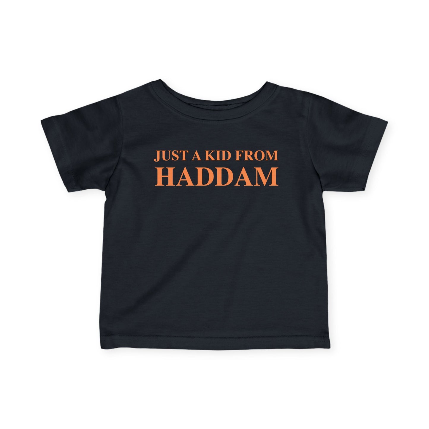 Just a kid from Haddam Infant Fine Jersey T-Shirt