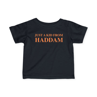 Just a kid from Haddam Infant Fine Jersey T-Shirt