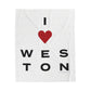 Weston Vision Velveteen Plush Blanket