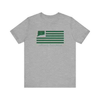 Ansonia Connecticut St Patrick’s Day Flag Unisex Jersey Short Sleeve T-Shirt