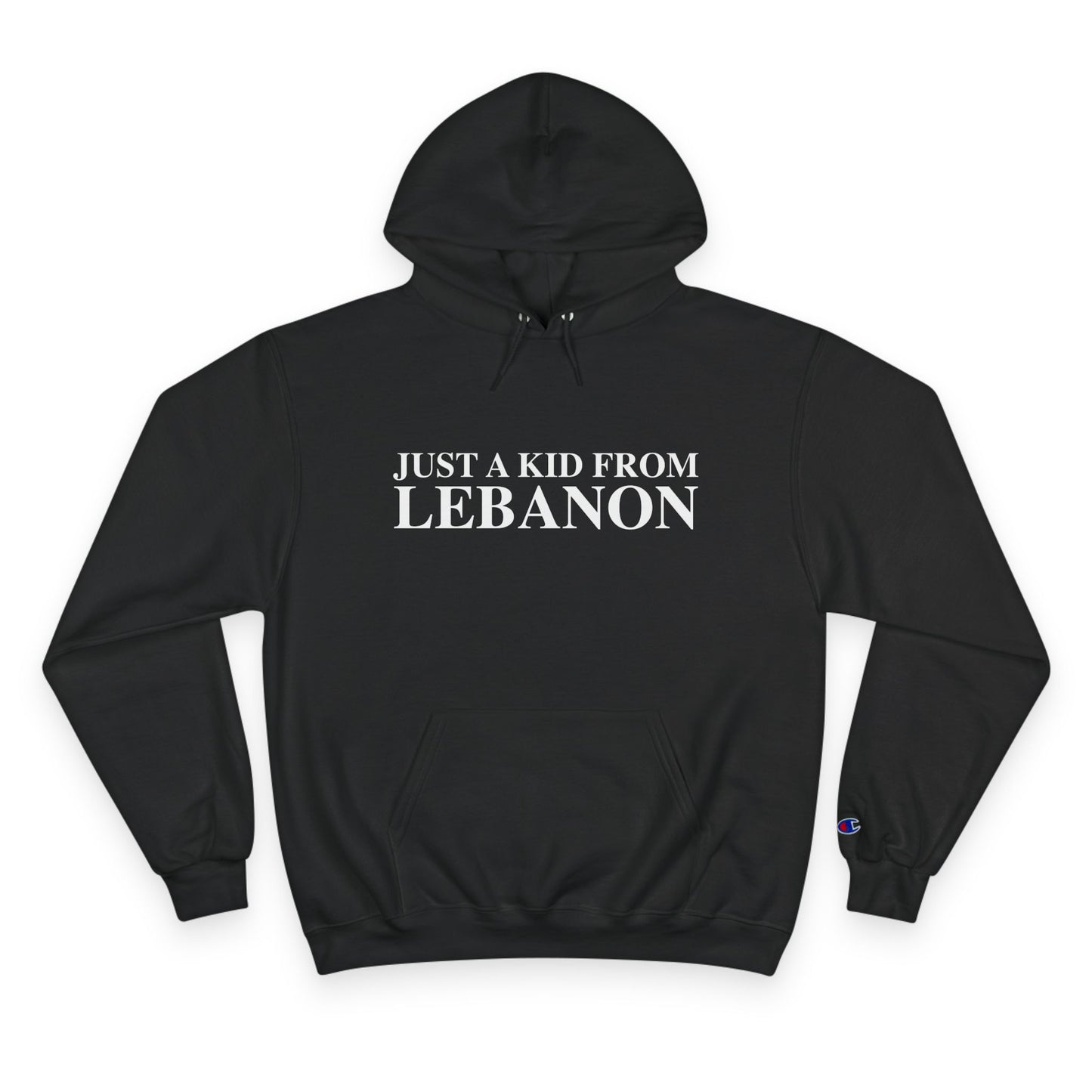 Just a kid from Lebanon Champion Hoodie