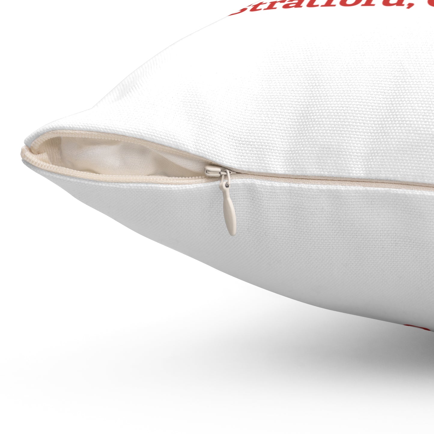 I Heart STFD Spun Polyester Square Pillow