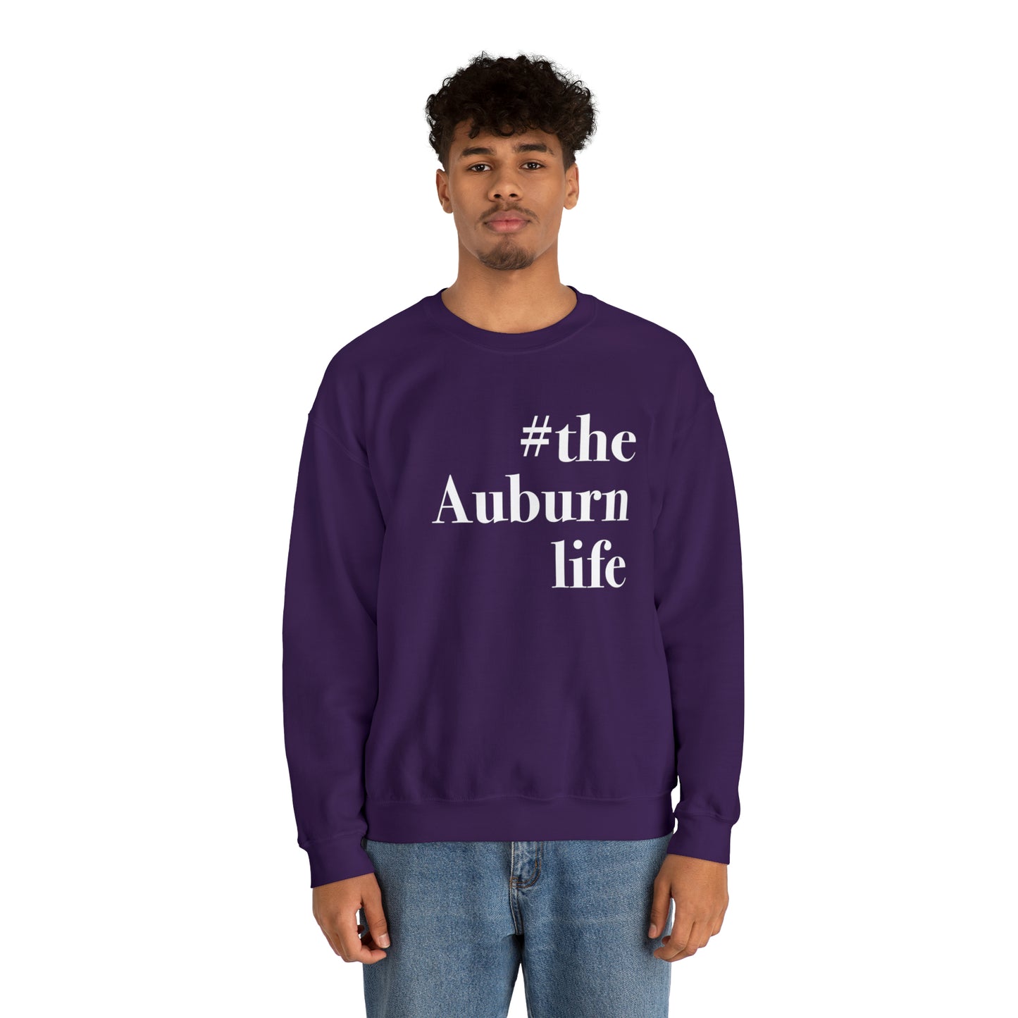 #theauburnlife Unisex Heavy Blend™ Crewneck Sweatshirt