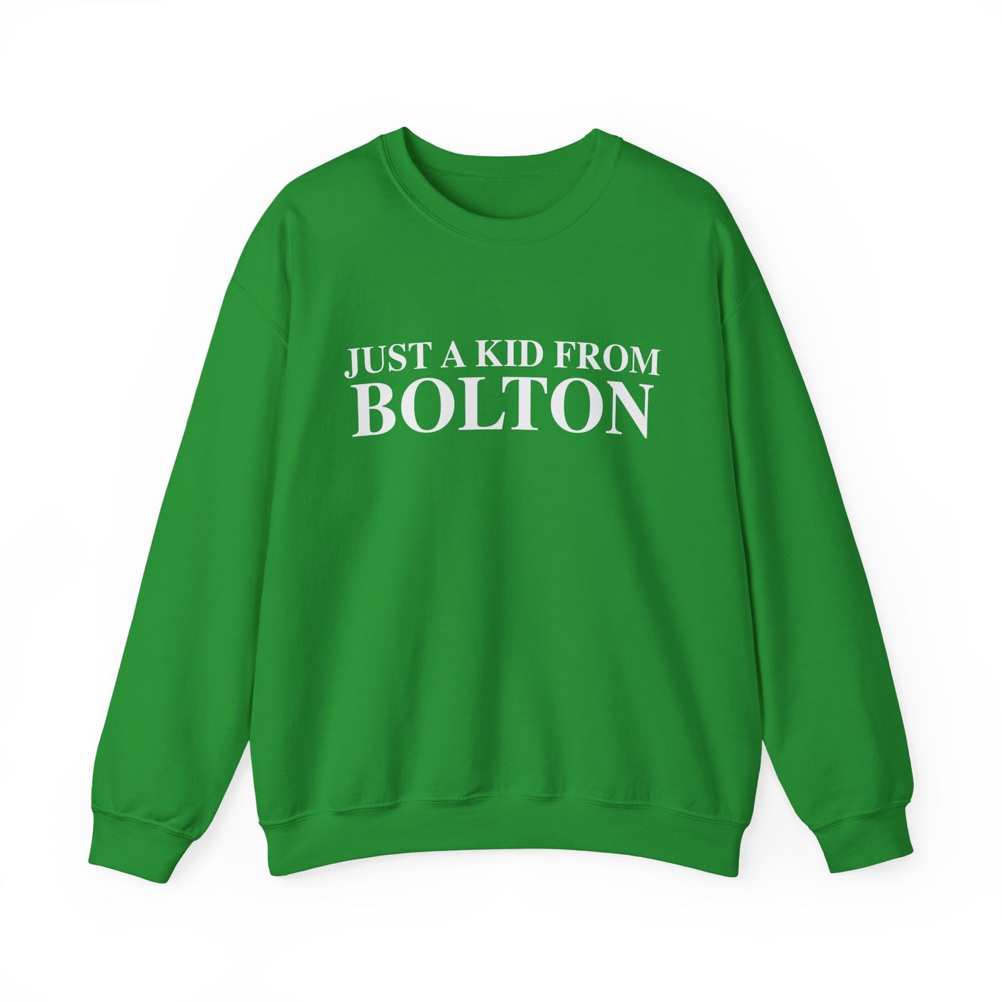 Just a kid from Bolton Unisex Heavy Blend™ Crewneck Sweatshirt
