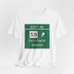 Vintage Merritt Parkway Exit 46 Sign Unisex Jersey Short Sleeve T-Shirt
