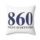 860 West Hartford Polyester Square Pillow