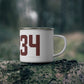 06234 Brooklyn Connecticut Zip Code Enamel Camping Mug