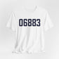 06883 Weston Connecticut Zip Code Unisex Jersey Short Sleeve T-Shirt