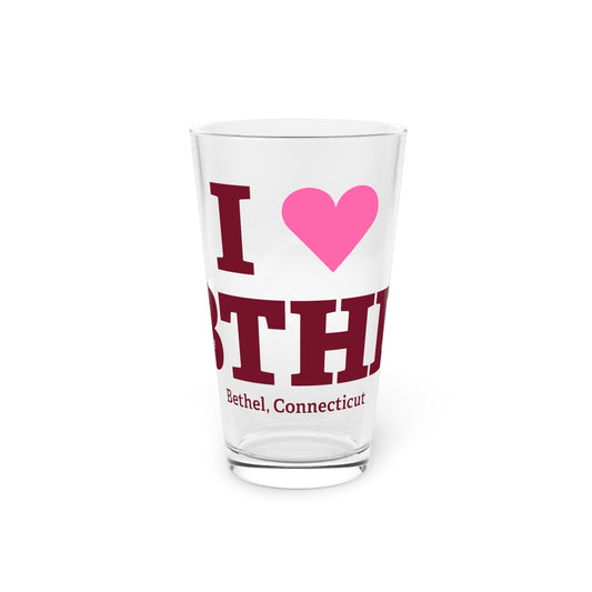 I Heart BTHL Pint Glass, 16oz