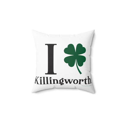 I Clover Killingworth Spun Polyester Square Pillow