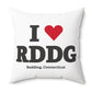 I Heart RDDG Spun Polyester Square Pillow