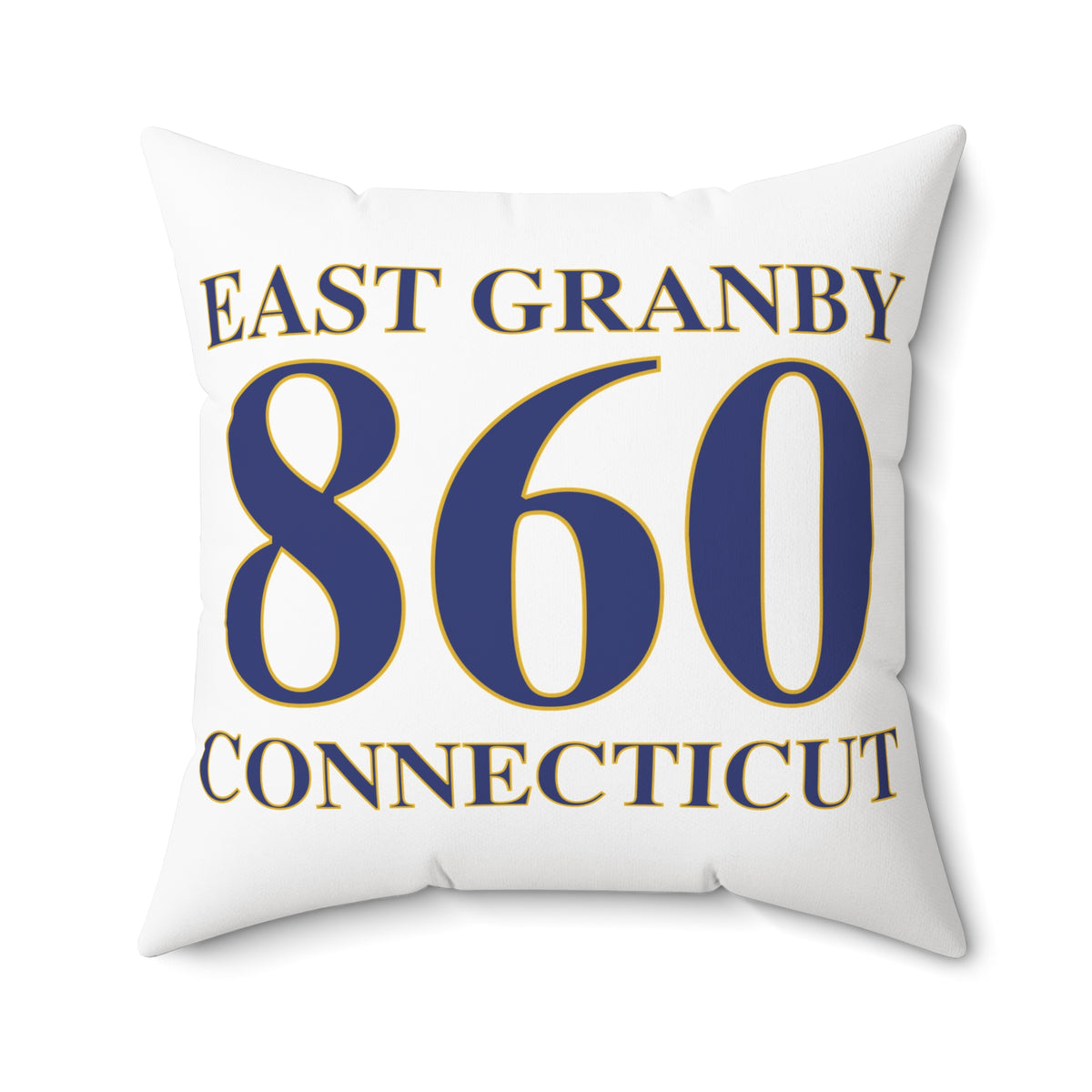 East Granby 860 Connecticut Polyester Square Pillow