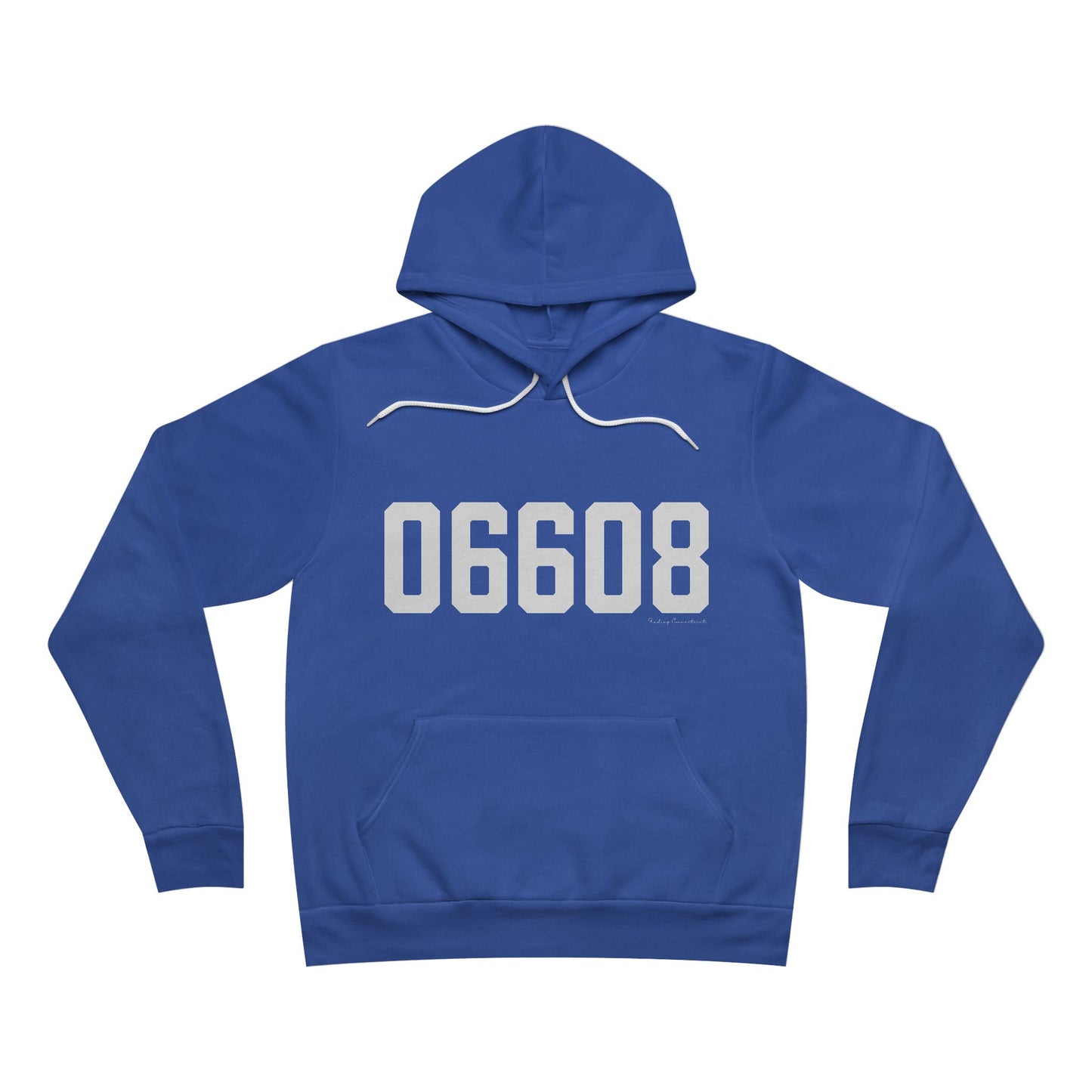 06608 Bridgeport CT Zip Code Unisex Sponge Fleece Pullover Hoodie Sweatshirt