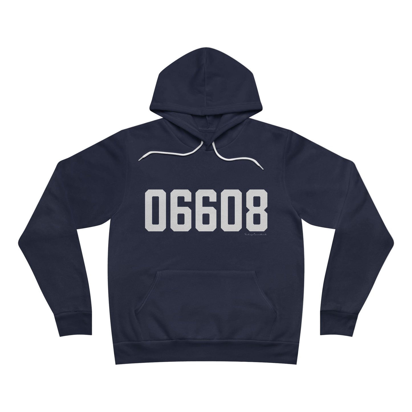 06608 Bridgeport CT Zip Code Unisex Sponge Fleece Pullover Hoodie Sweatshirt
