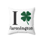 I Clover Farmington Spun Polyester Square Pillow