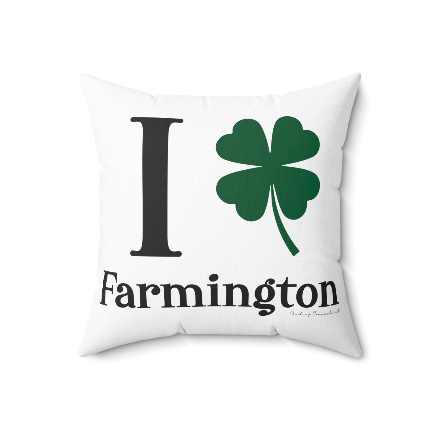 I Clover Farmington Spun Polyester Square Pillow