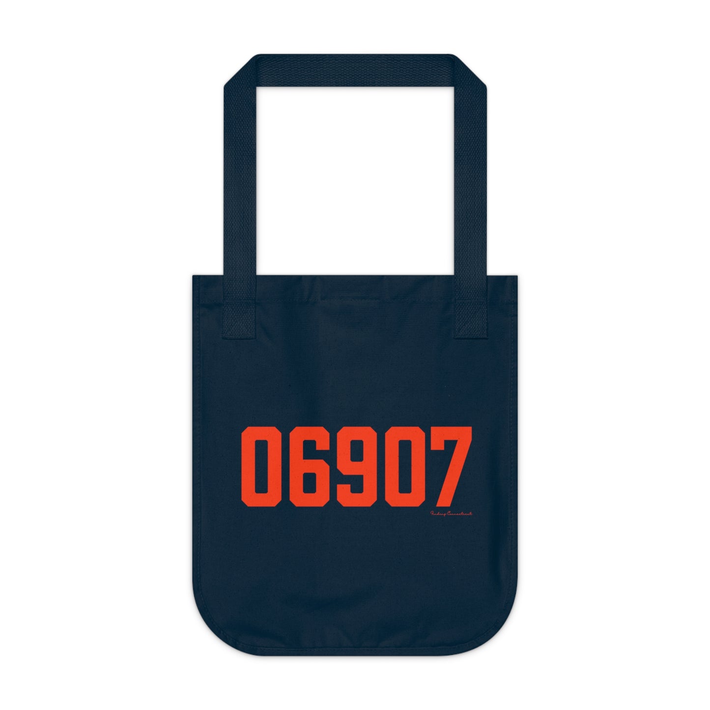 06907 Stamford Connecticut Zip Code Organic Canvas Tote Bag