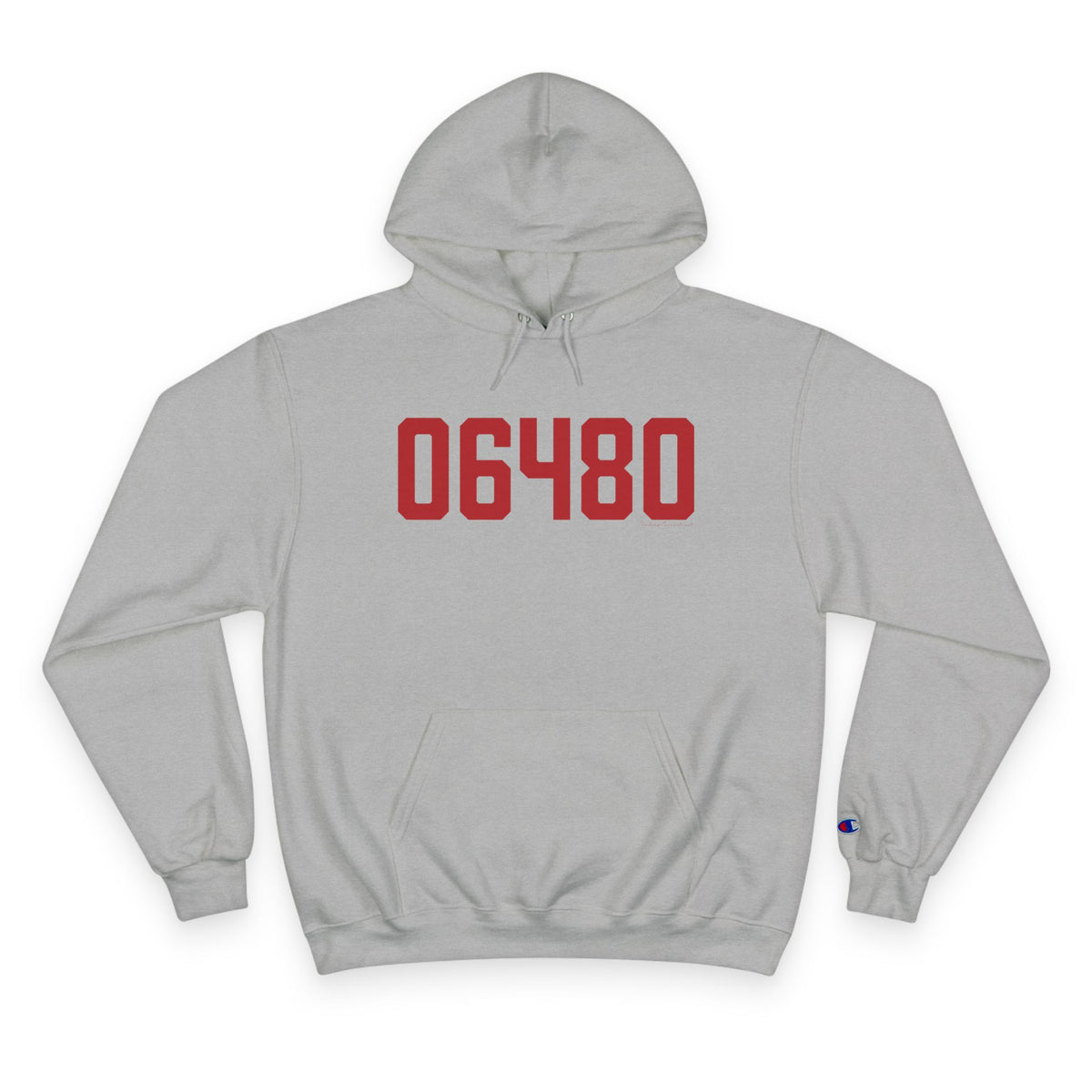 06480 Portland Connecticut Zip Code Champion Hoodie
